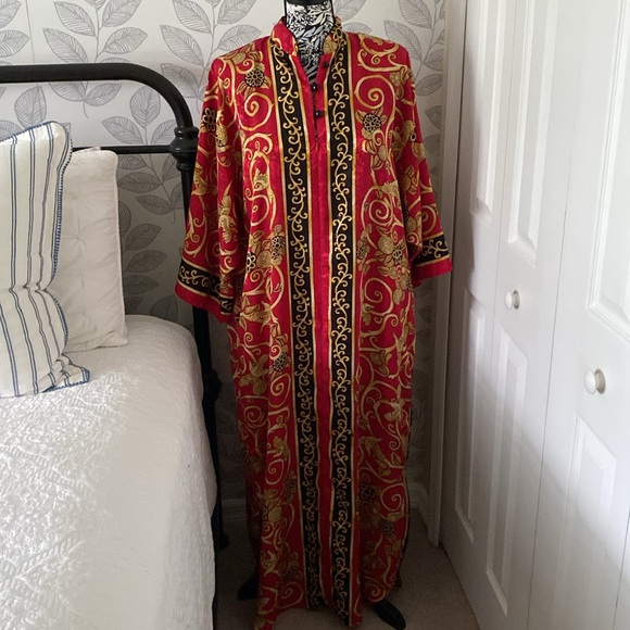 Vintage Rick Norman for Saks Fifth Avenue full length zip front robe - Picture 1 of 9